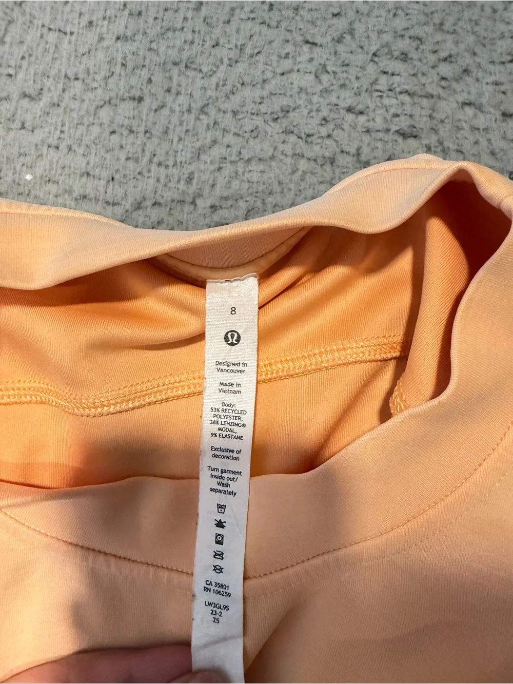 Lululemon Softstreme Perfectly Oversized Cropped Crew size 8